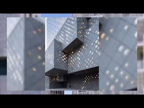 Exterior steel structure frame glass roofing and curtain wal...