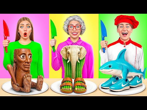Me vs Grandma Cooking Challenge | Amazing Cooking Hacks by Multi DO Challenge