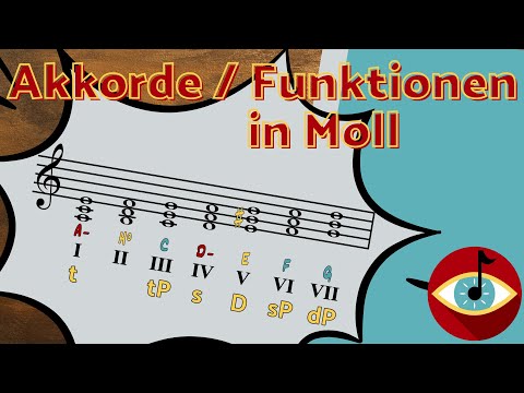 Funktionstheorie in Moll - So funktionieren Akkorde in Moll-Tonarten!
