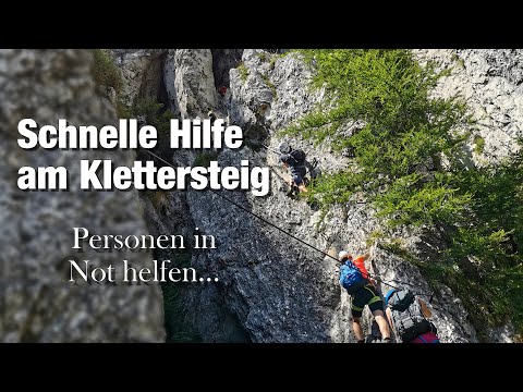Blocked climber on a via ferrata? - Solutions for this problem