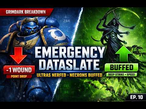 Sneaky Dataslate Drop: Ultramarines Nerf + Necrons Buffed HARD (40K Competitive Talk)