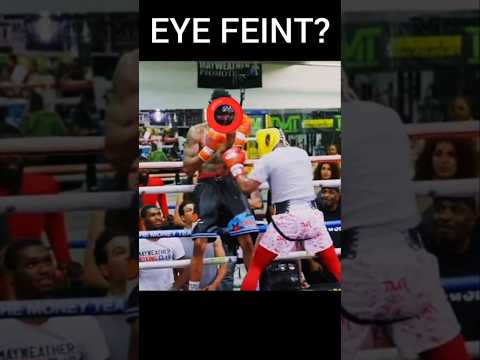 Floyd Mayweathers Eye Feint