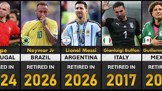 WHAT WE FEARED CAME TRUE🥺- The Best Footballers Have Retired from Their National Teams Every Years
