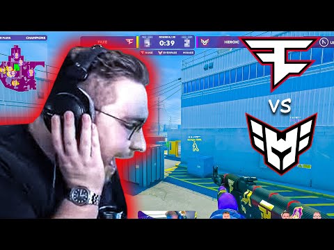 ohnePixel watching FaZe vs Heroic (map #1 Nuke) - Paris Blast Major 2023