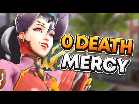 UNKILLABLE 0 Deaths Mercy | Overwatch 2 Top 500 Gameplay
