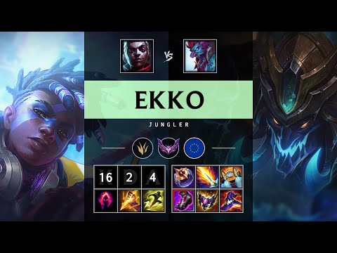 Ekko Jungle vs Trundle - EUW Master Patch 25.18