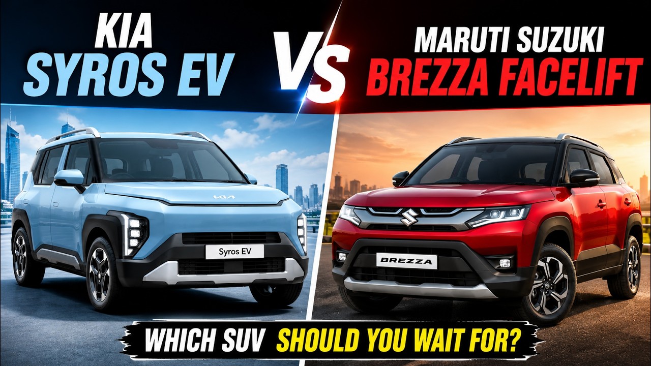 Kia Syros EV vs Maruti Suzuki Brezza Facelift