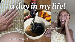 DAY IN MY LIFE VLOG | trying to be productive in the 3rd trimester… 