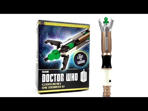 DOCTOR WHO 11th Doctors Sonic Screwdriver Kit Review | Votesaxon07
