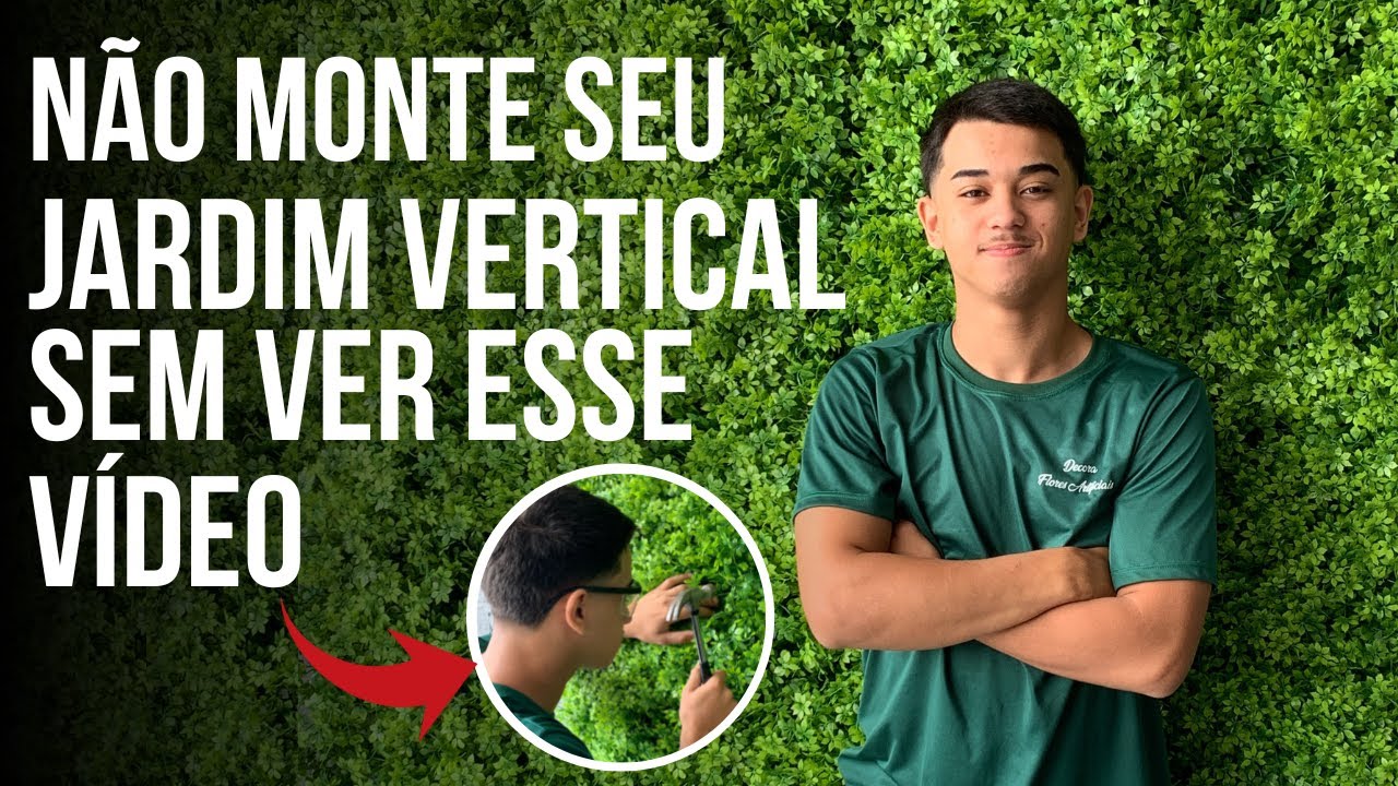 Queremos ajudar a montar o seu jardim Vertical | Passo a passo como instalar parede verde artificial