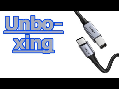 UGREEN USB C Druckerkabel USB B auf USB C Kabel Unboxing Video