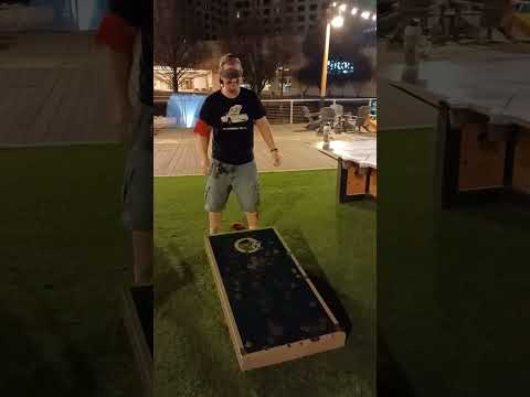 Cornhole #deez #nutz #got em #jackass #funny #prank #blindfold