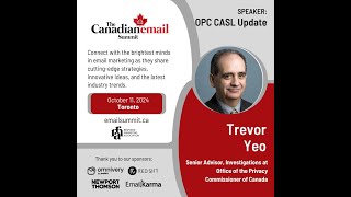 2024 Canadian Email Summit | Understanding the intersection between CA