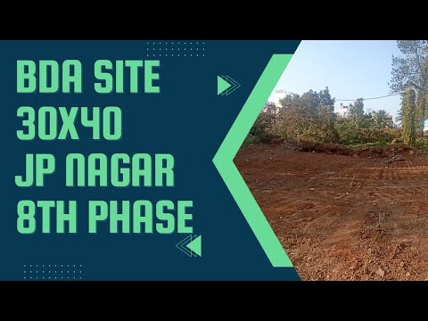 Site for Sale || JP Nagar 8th Phase || Bengaluru || BDA Site || Real Estate