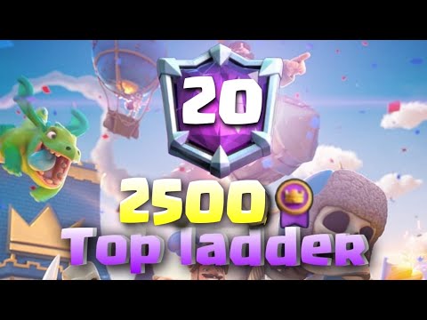 2500🏅Giant In Top Ladder Gameplay - Clash Royale