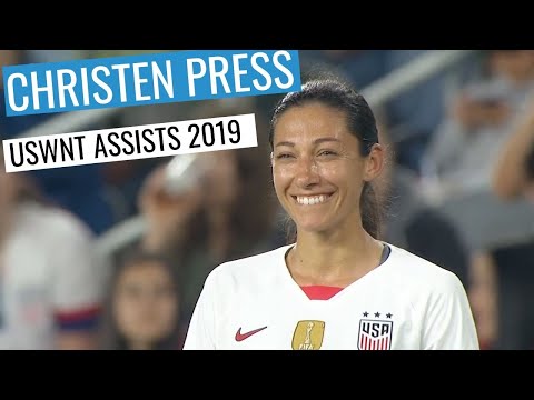 Christen Press USWNT Assists 2019