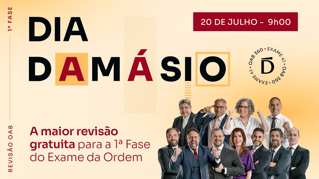Dia Damásio - 1ª Fase 41º Exame da Ordem