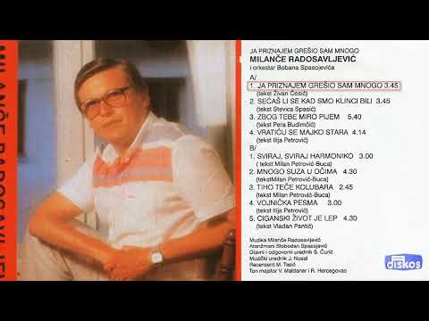 Milance Radosavljevic - Ja priznajem, gresio sam mnogo - (Audio 1986)