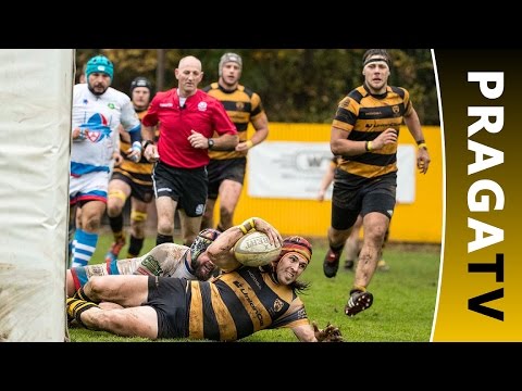 Highlights: Praga vs.  Říčany Extraliga ragby 6.kolo 2016/2017