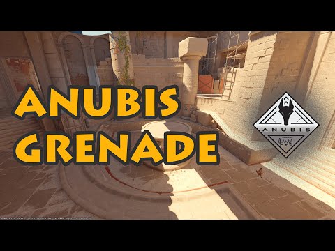 CS2 Molotov Tutorial - Anubis - Mid Door Molotov