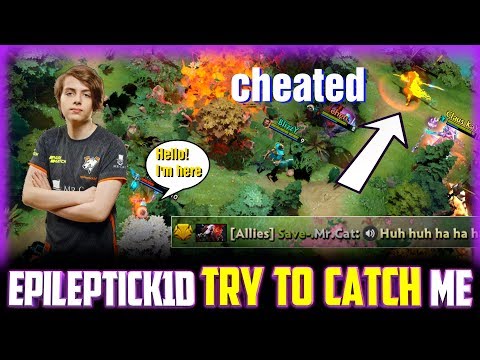 EPILEPTICK1D plays with his team VIRTUS.PRO cheating illusions [Phantom Lancer gameplay]