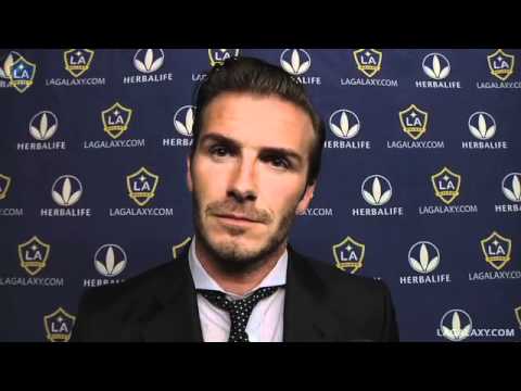 Postgame Flash Interview - David Beckham