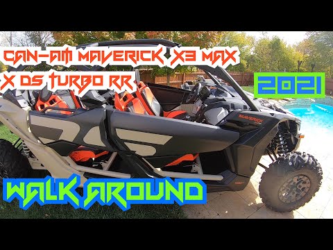 2021 CAN-AM Maverick X3 MAX X DS Turbo RR Full Walk-Around Exterior & Interior With Start Up