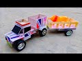 How To Make A Cargo Truck At Home DIY Matchbox Monster Truck Trailer Truck Trailer