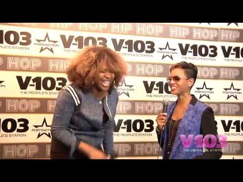 MC Lyte At The V-103 Hip Hop Conference With Ramona DeBreaux