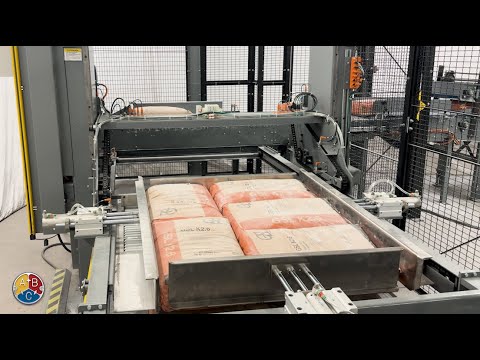 Palletizing Heavy Cement Bags - A-B-C Model 72B