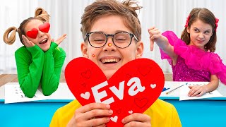 Download lagu Petualangan baru Eva dan anak-anak di sekolah - koleksi video lucu terbaik mp3