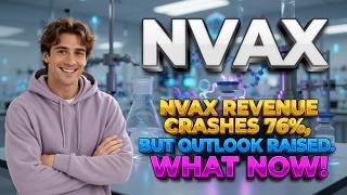 NVAX Revenue Crashes 76%, But Outlook Raised. What Now! NVAX Stock Analysis
