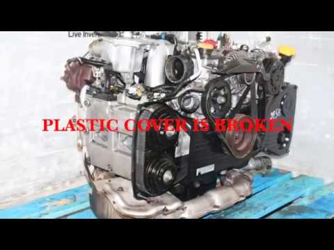 JDM SUBARU WRX 2002-2005 2.0L DOHC EJ205 NON AVCS TURBO ENGINE: video still