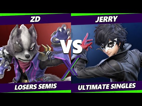 S@X 478 Losers Semis - ZD (Wolf) Vs. Jerry (Joker) Smash Ultimate - SSBU
