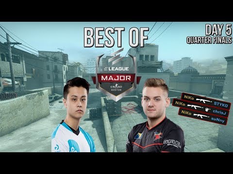 CS:GO - BEST OF ELEAGUE Major 2018 Day 5 (Quarter Finals)