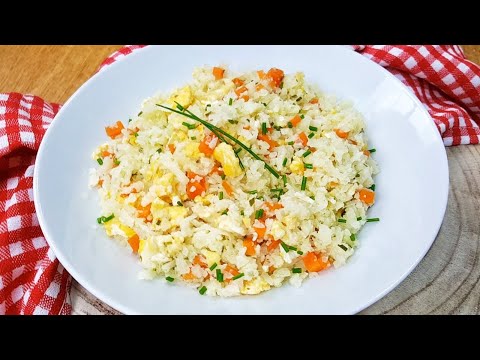 ¡REEMPLAZA EL ARROZ! Comida COMPLETA con Pocas Calorías y Baja en Carbohidratos - Fácil y Deliciosa