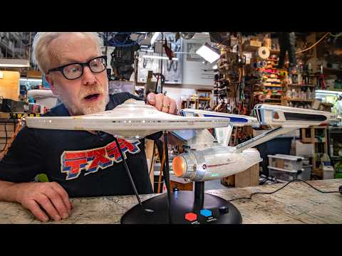 Adam Savage's Hands-On with TOMY's 1:350 USS Enterprise Refit Model!