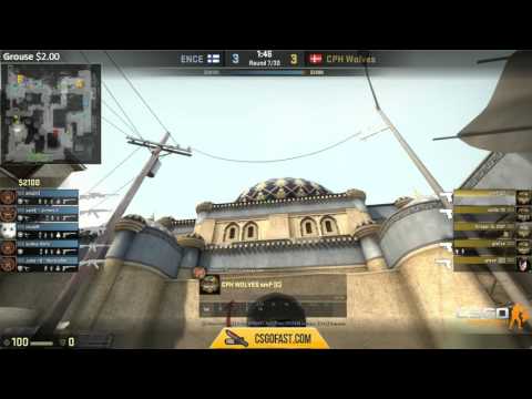 DreamHack Qualifier: Cph Wolves vs ENCE (Dust2)