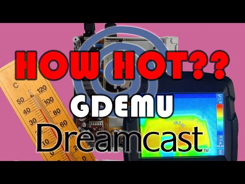 How Hot Does A Dreamcast Actually Get with A GDEMU Drive Fitted?