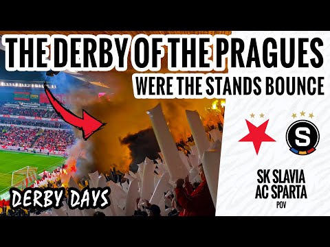 I feel the Stadium bounce at the Prague Derby - SK Slavia vs AC Sparta