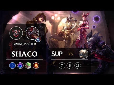 Shaco Support vs Pantheon - EUW Grandmaster Patch 9.16