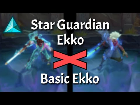 How is Star Guardian Ekko DIFFERENT? | Skin Comparison
