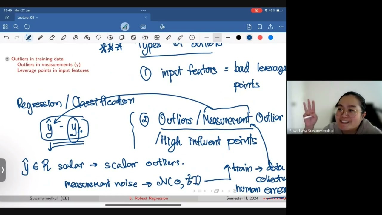 Statistical Learning-2102575 Lecture 4 Part1 Intro Robust Regression
