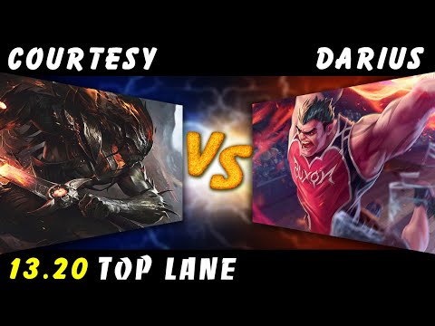 Courtesy - Yasuo vs Darius TOP Patch 13.20 - Yasuo Gameplay
