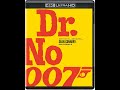 Opening To Dr No UK 4K UHD Blu Ray 2025