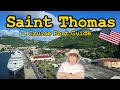 Saint Thomas US Virgin Islands Cruise Port Guide 2025