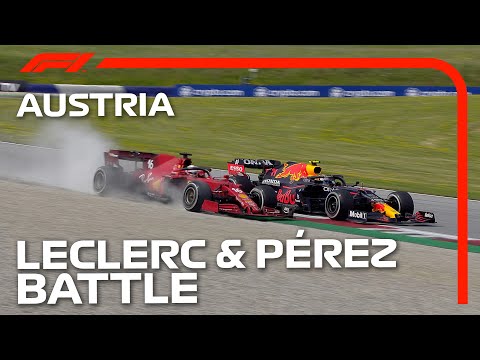 Charles Leclerc & Sergio Perez's Fierce Battle | 2021 Austrian Grand Prix
