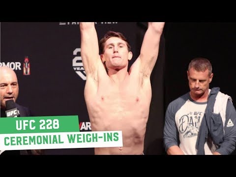 UFC 228 Ceremonial Weigh-In Full Highlights