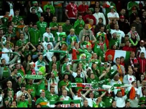 Irish fans Singing The Fields Of Athenry vs Spain At Euro 2012