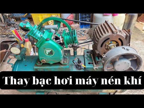 Thay bạc máy bơm hơi thật đơn giản